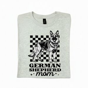 German shepherd mom shirt dog mom cute popular Retro Checkered